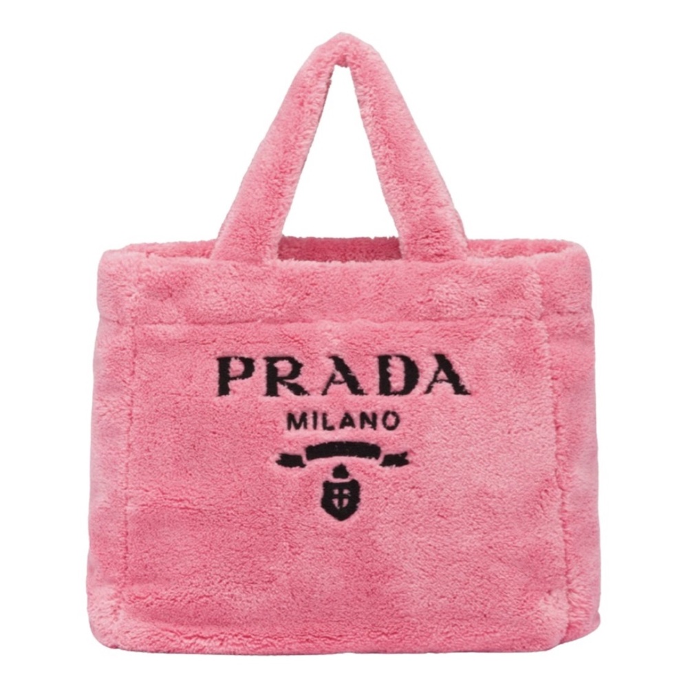 Prada pink terry tote - NWOT